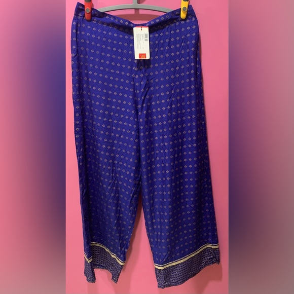 W for Women Other - NWT W for Women Straight Trousers Blue Trousers Straight Salwar Size 12